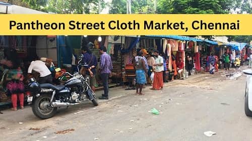 Pantheon Street Cloth Market, Chennai